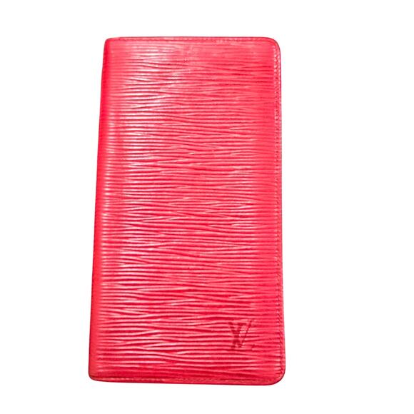 Louis Vuitton Handbags - Louis Vuitton Epi Red Bi Fold Wallet